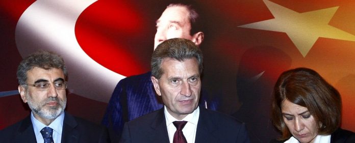 Was denkt Oettinger über die EU-Mitgliedschaft der Türkei? 