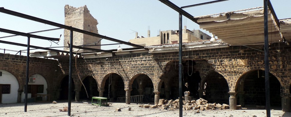 Syrien: Assad-Kräfte greifen Moschee aus Zeiten des Kalifen Omar an