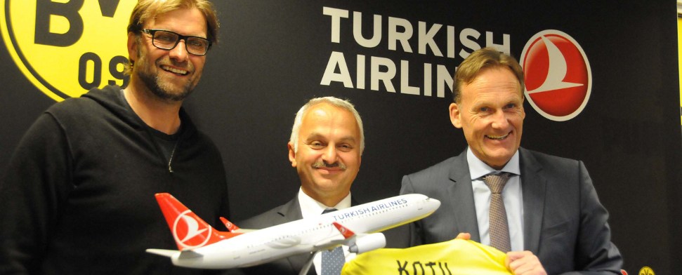 Borussen fliegen mit Turkish Airlines zum Finale in Wembley
