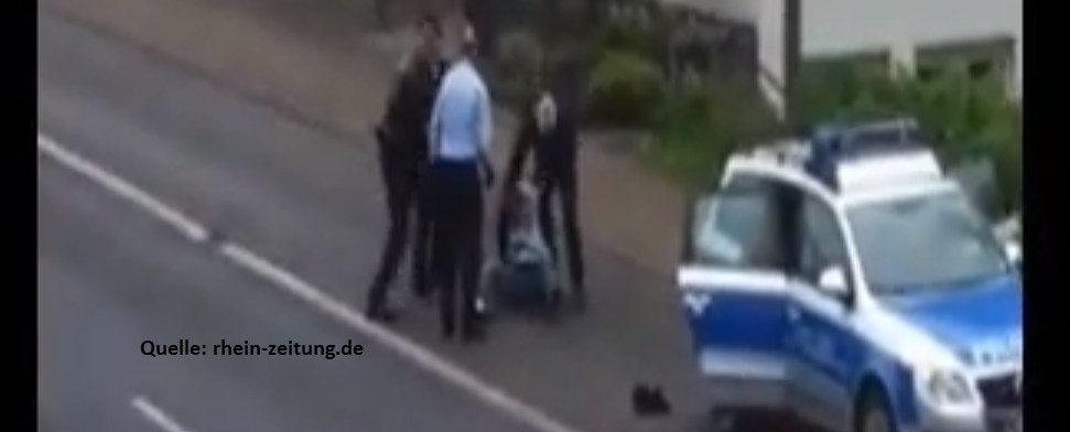 Beamte prügeln in Koblenz nach Festnahme auf Mann ein