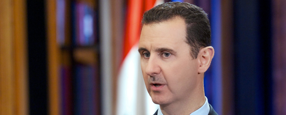 Der syrische Präsident Bashar al-Assad während eines Interviews mit dem US-Sender Fox News in Damaskus am 18. September 2013.