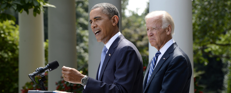 Barack Obama hält im Garten des Weißen Hauses eine Ansprache. Der US-Präsident will ohne die Zustimmung des Kongresses keinen Militätschlag gegen Syrien befehligen.