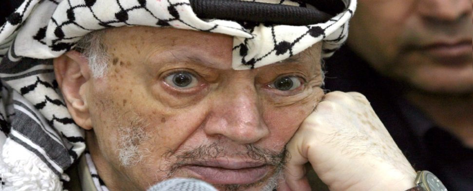 Palästinenserpräsident Jassir Arafat - Arafat wurde nicht mit Polonium vergiftet - behaupten russische Experten.
