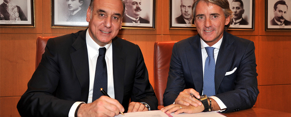 Mancini unterschreibt einen Dreijahresvertrag bei Galatasaray