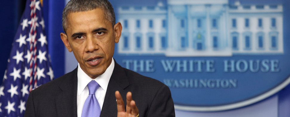 US-Präsident Obama im Weißen Haus - Einigung im Finanzstreiz
