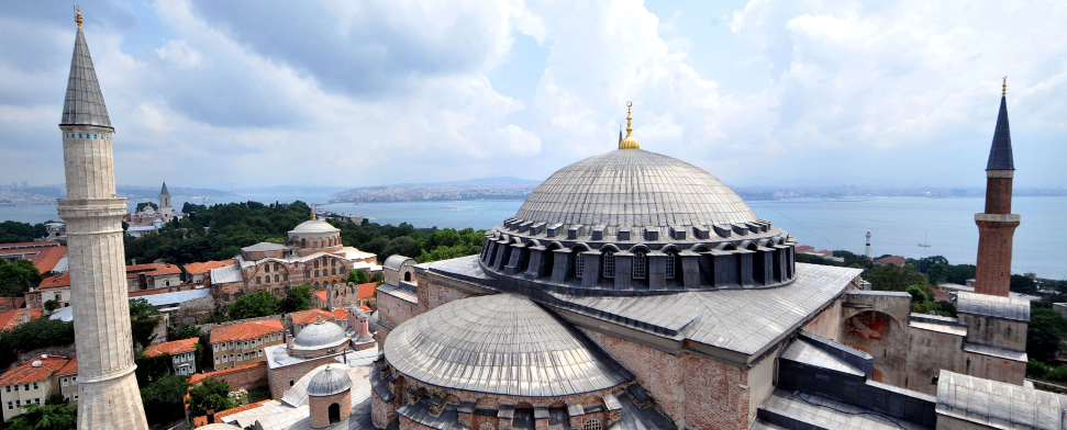 Die Haghia Sophia in Istanbul.