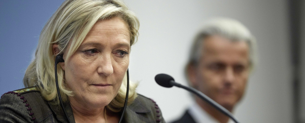 Marine Le Pen und Geert Wilders - dpa