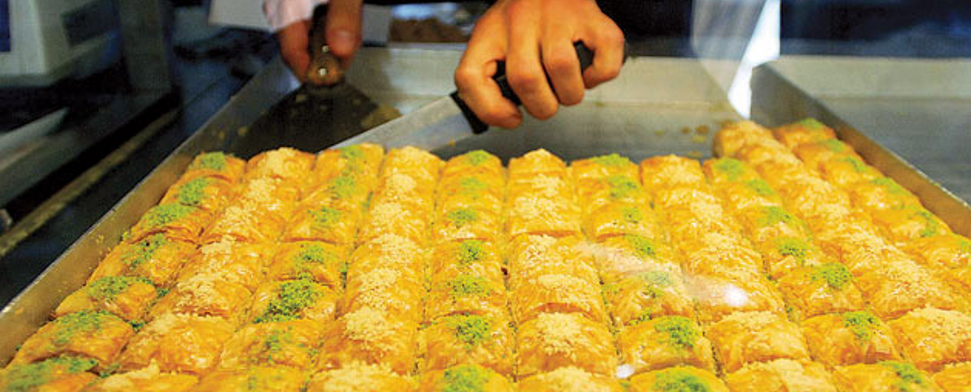 Die türkische Süßspeise Baklava.
