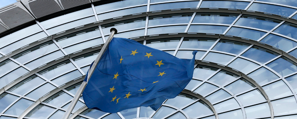 EU Flagge in Brüssel - reuters