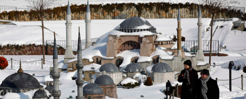 Hagia Sophia in Minyatürk.