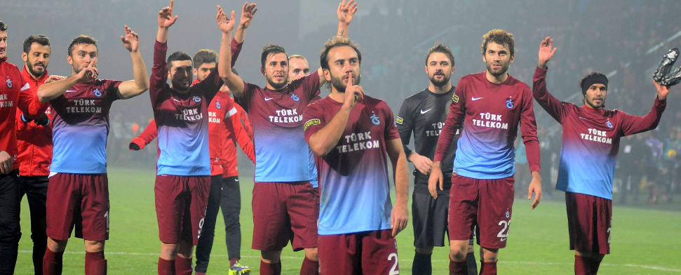 Trabzonspor Spieler nach dem Spiel - dha