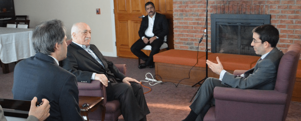 Fethullah Gülen während des BBC-Interviews.