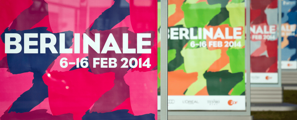 Berlinale-Plakate stehen am 14.01.2014 in Berlin. Die Filmfestspiele finden vom 06. bis 16. Februar 2014 in der Hauptstadt statt.