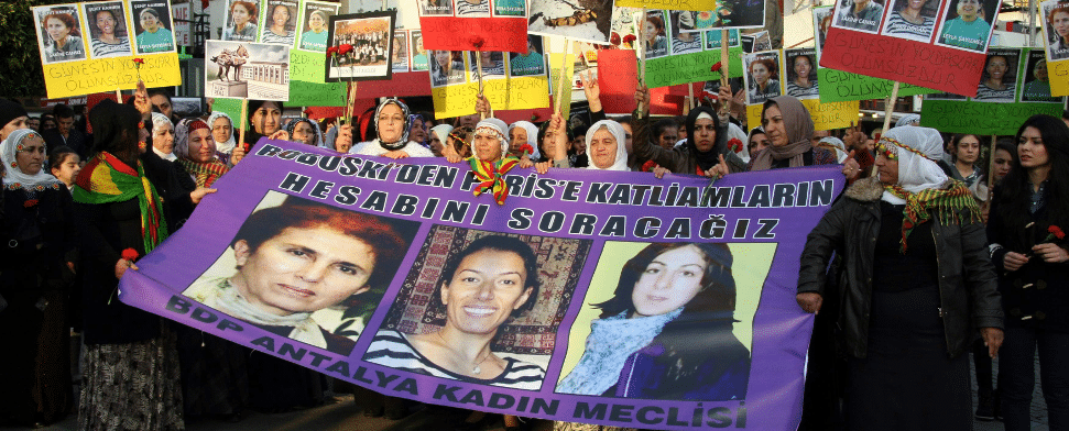 PKK Paris Morde: Protest in Antalya - iha
