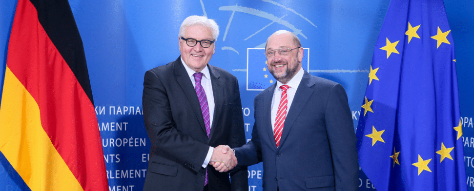 Steinmeier und Schulz - dpa