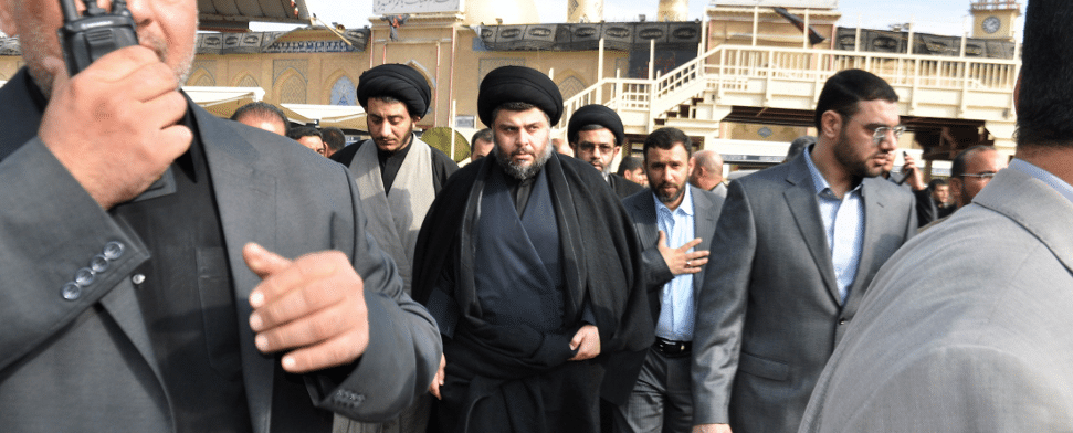 Der irakische Schiitenführer Muqtada al-Sadr beschuldigte die irakische Regierung den Staat und die Religion zum gewaltsamen Machterhalt zu missbrauchen.