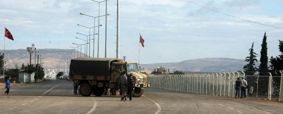 Die türkisch-syrische Grenze bei Kilis.