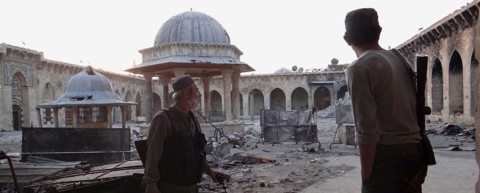 Der Krieg hinterlässt in Syrien seine Spuren. Zahlreiche historische Artefakte sind nach Jahren der Verwüstung nicht wiederzuerkennen.