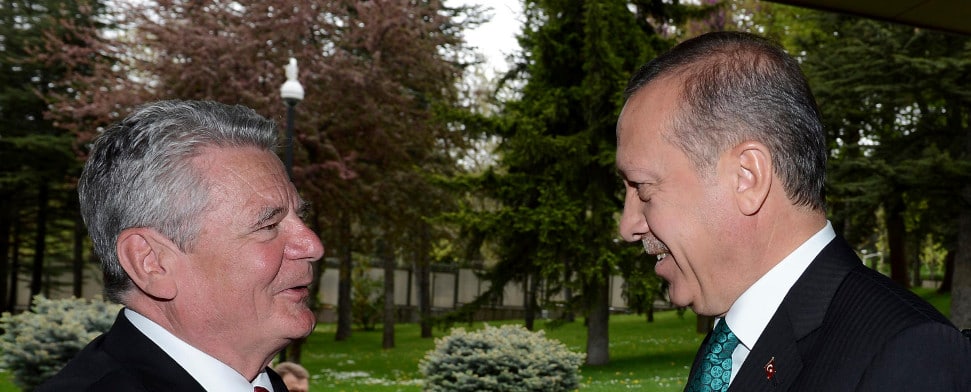 Erdogan mit Gauck.