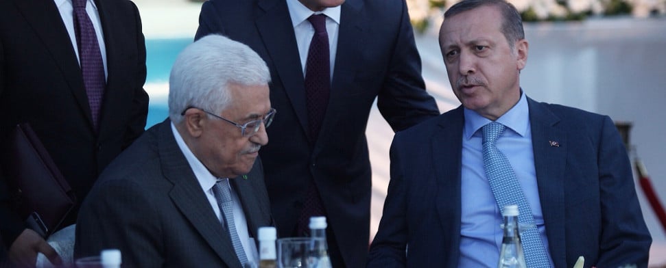 Abbas und Erdogan in Istanbul.