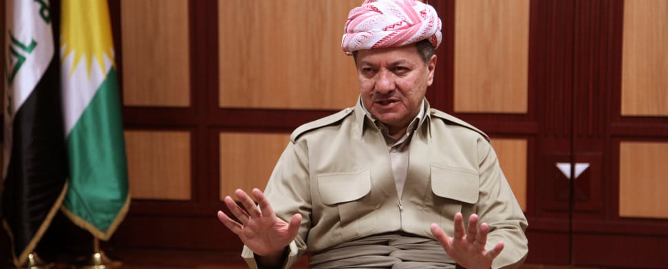 Massoud Barzani, Präsident der Regionalregierung Kurdistans.