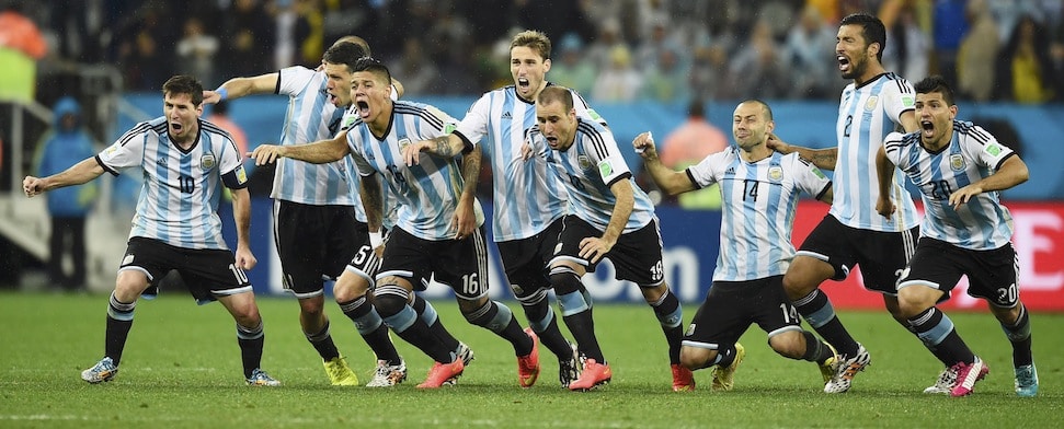 Ob die Argentinier auch beim morgigen Finale gegen Deutschland Grund zum jubeln haben? Laut einer Prognose der FU-Berlin ja!