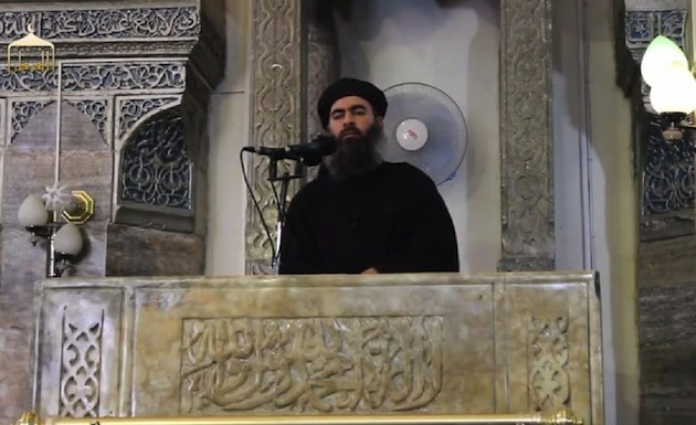 Anführer des IS, Abu Bakr al-Baghdadi. Die Gruppe wird für etliche grausame Verbrechen verantwortlich gemacht. (dpa)