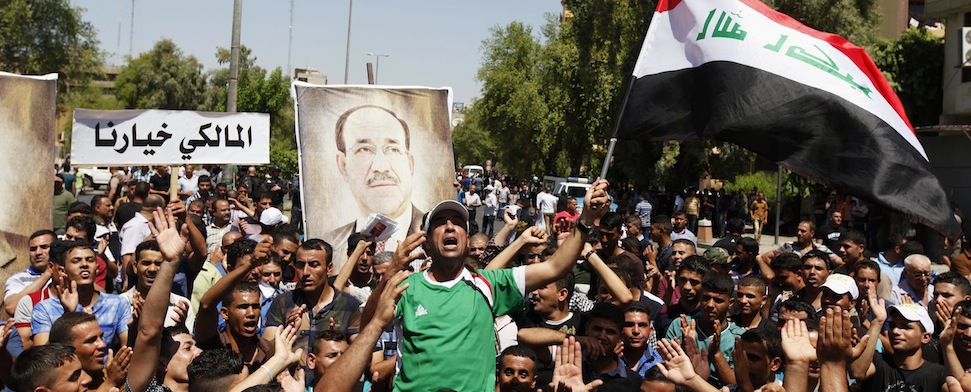 Der Nachrichtenkanal al-Arabija meldete am Dienstag, Anhänger al-Malikis wollten in Bagdad zu Demonstrationen auf die Straße ziehen. (rtr)