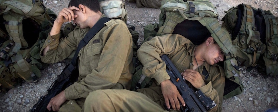 Israel: 43 Elite-Aufklärer der israelischen Armee lehnen es ab, sich weiter an Einsätzen zu beteiligen, die sich gegen die Palästinenser richten. (dpa)