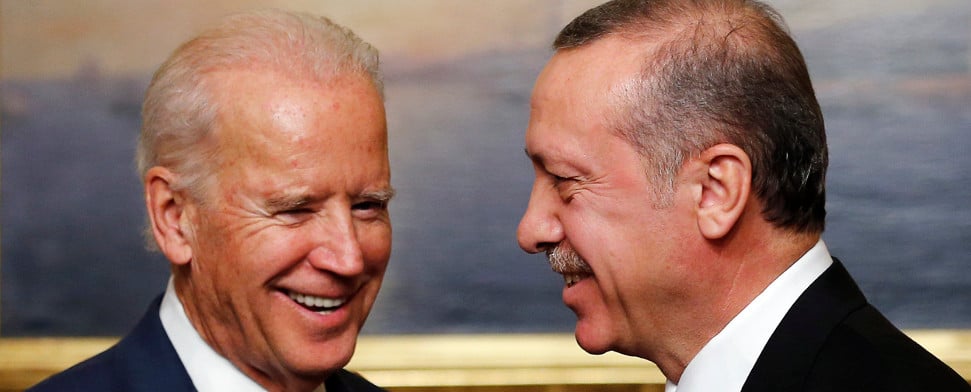 US-Vize Biden kam am Wochenende mit dem tükischen Präsidenten Erdogan zusammen,