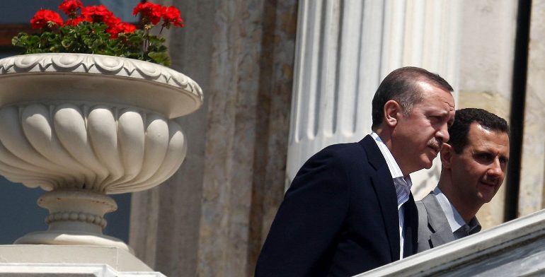 Erdogan mit Assad im Jahre 2010.