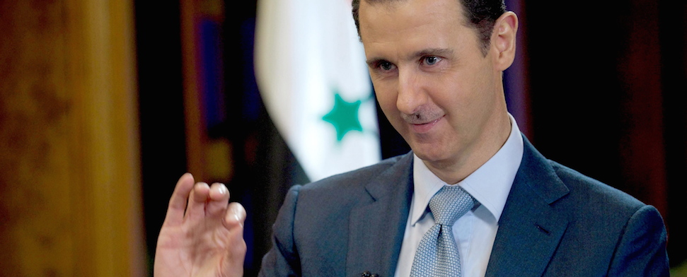 Bashar al-Assad in einem Interview mit BBC.