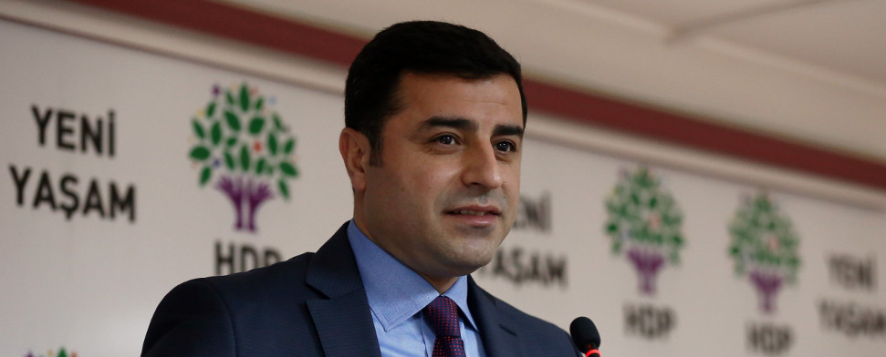 HDP-Co-Vorsitzender Selahattin Demirtaş.