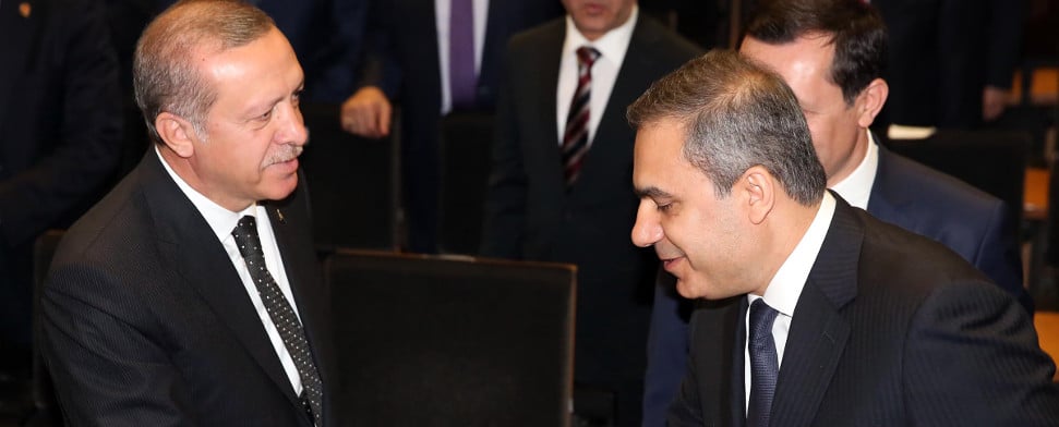 Hakan Fidan und Recep Tayyip Erdoğan