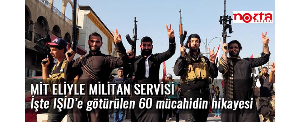 Die Titelseite des Nokta-Artikels zeigt mehrere bewaffnete Kämpfer der Terrormiliz "Islamischer Staat".