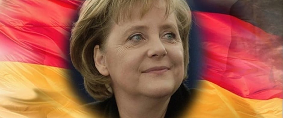 Syrische Flüchtlinge bedanken sich bei Merkel.