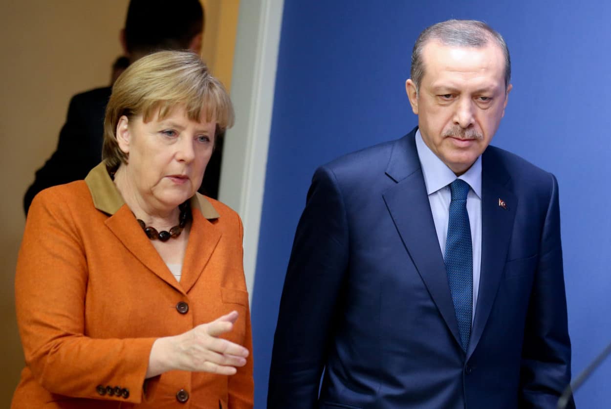 Bundeslanzlerin Angela Merkel und der türkische Staatspräsident Recep Tayyip Erdoğan