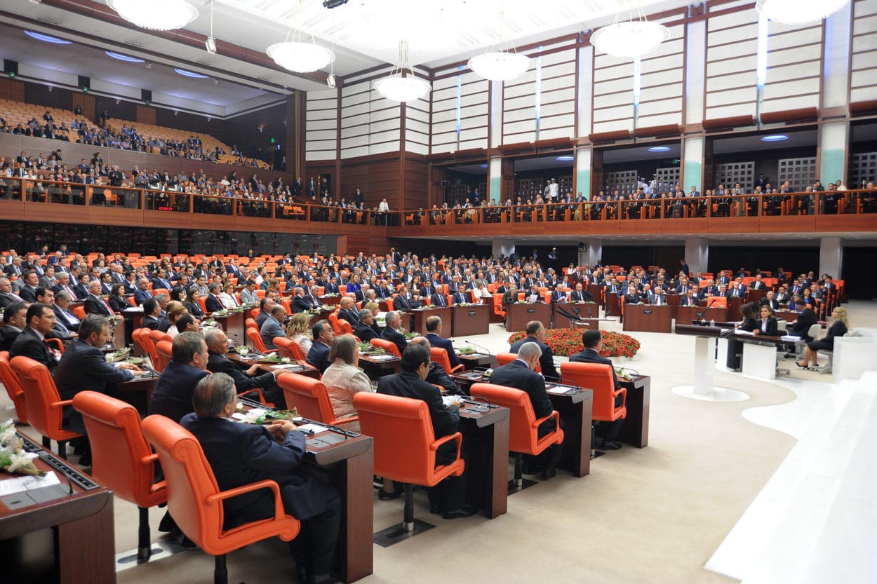 Plenum des türkischen Parlaments