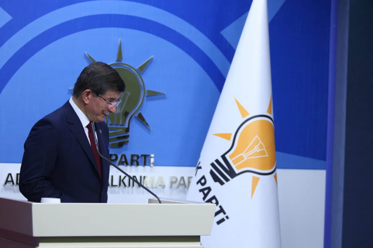 Der scheidende türkische Premierminister Ahmet Davutoğlu.