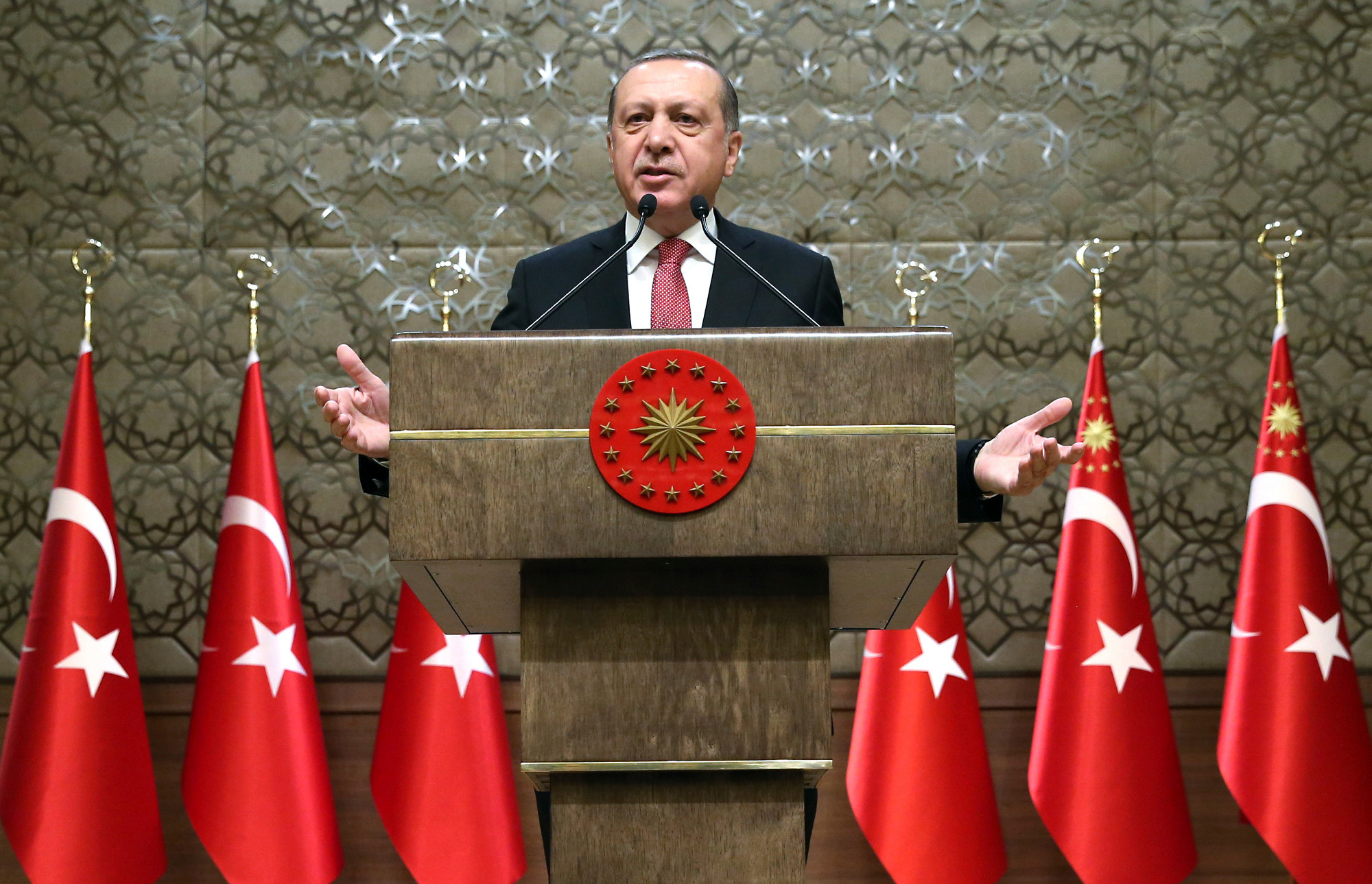 türkischer Staatspräsident Recep Tayyip Erdogan