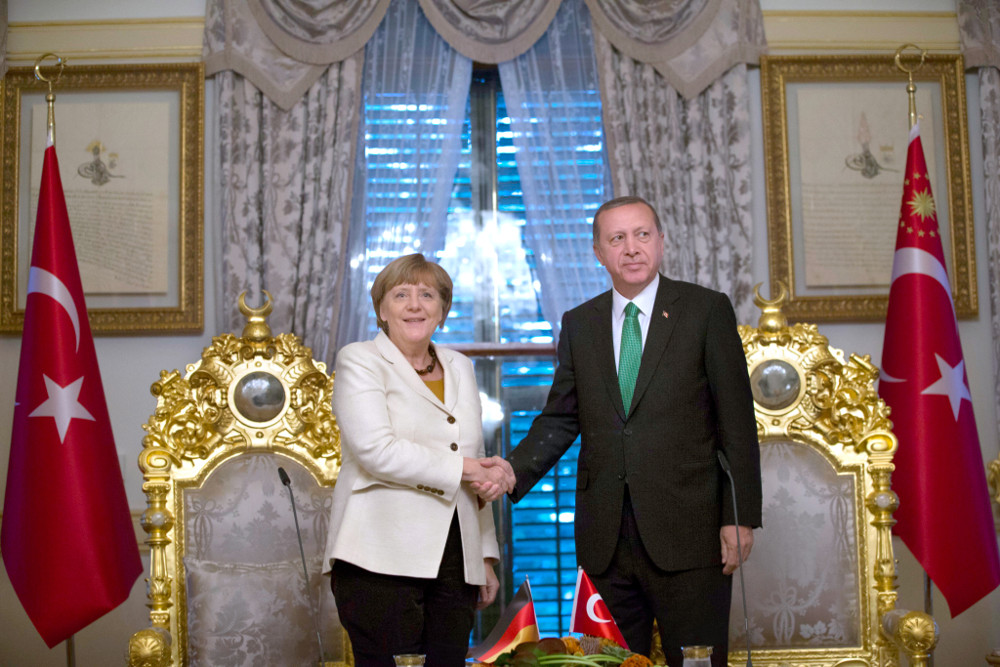 Angela Merkel und Recep Tayyip Erdogan in Istanbul