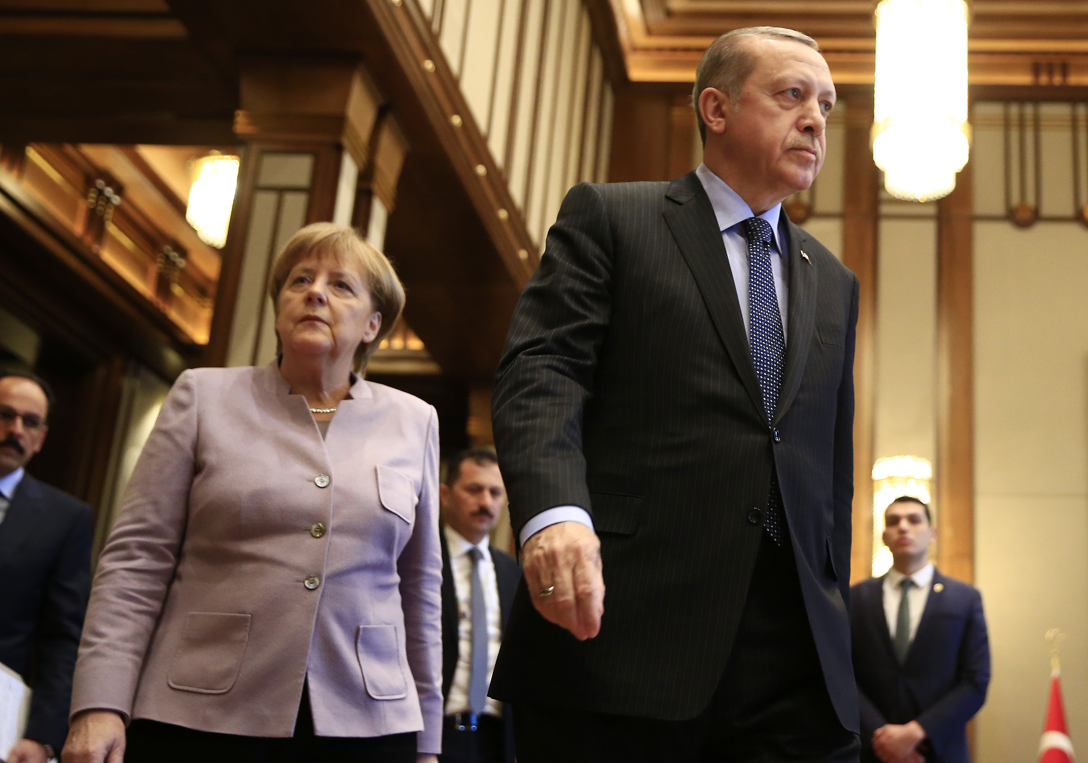 Angela Merkel und Recep Tayyip Erdoğan