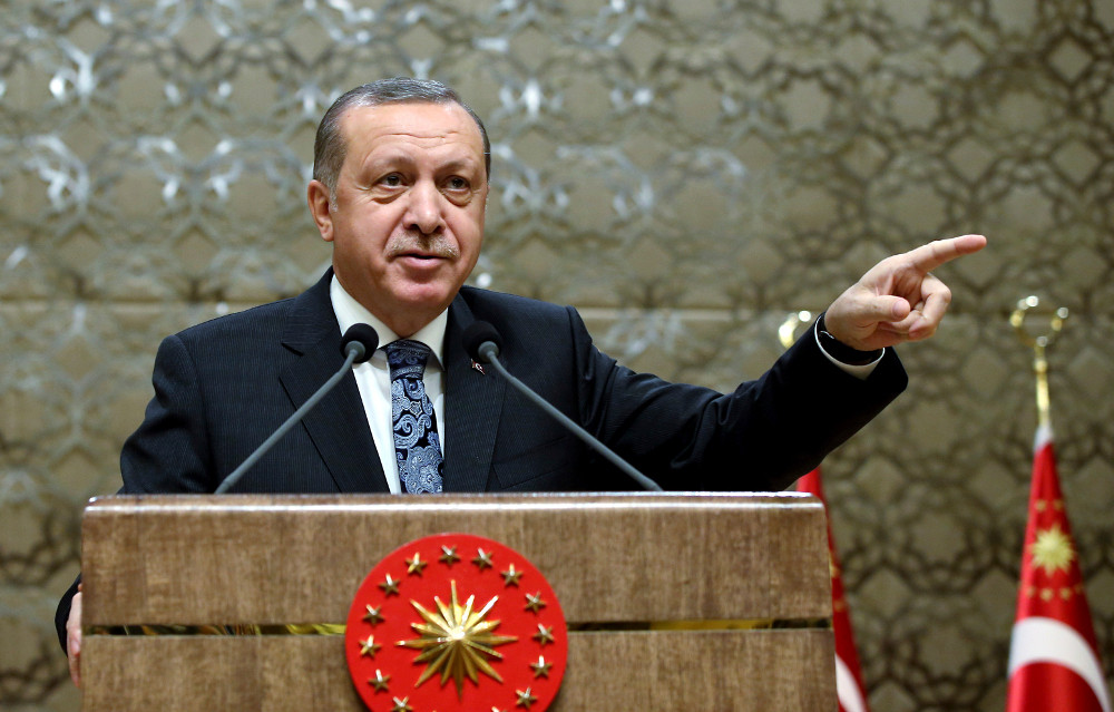 türkischer Präsident Recep Tayyip Erdogan