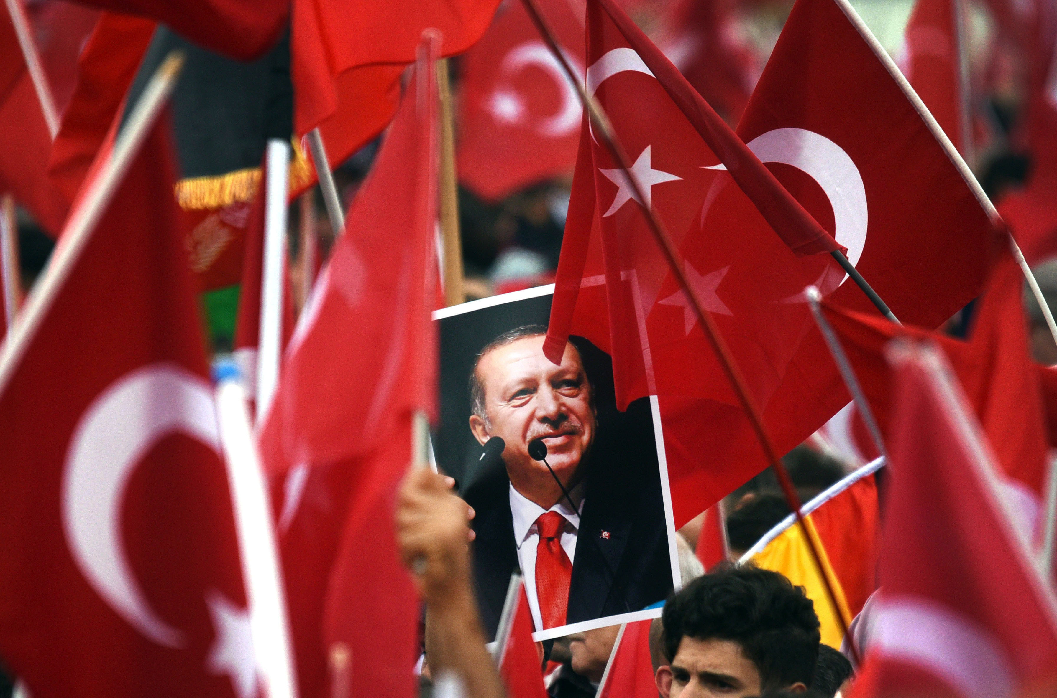Bild des türkischen Präsidenten Recep Tayyip Erdoğan
