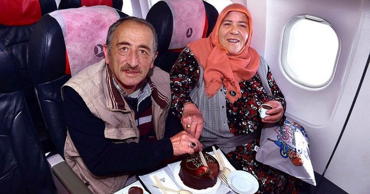 Stolze 40 Jahre ist das Ehepaar Melek und Muhtar Güldoğuş schon verheiratet. Das ist der Turkish Airlines nicht entgangen.