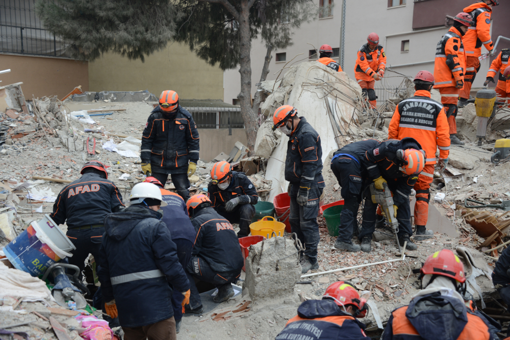 Erdbebengefahr in Istanbul .