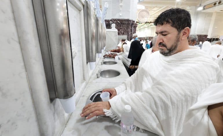 großen moschee in mekka süßwasserquelle samsam