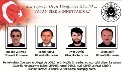 Türkische Sicherheitskräfte bei Einsatz im Nordirak ums Leben gekommen
