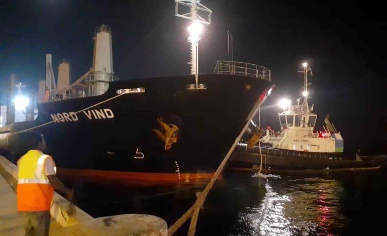 ukrainische weizenspende dockt im hafen von dschibuti an