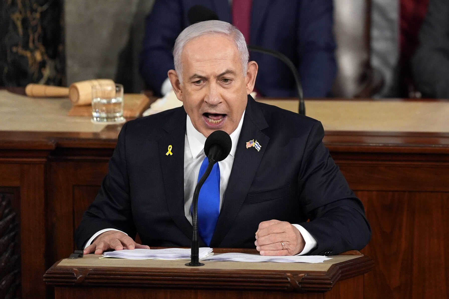 Verantwortlich für Tod und Elend in Gaza: Gefeierter Netanjahu teilt im US-Kongress gegen Kritiker aus